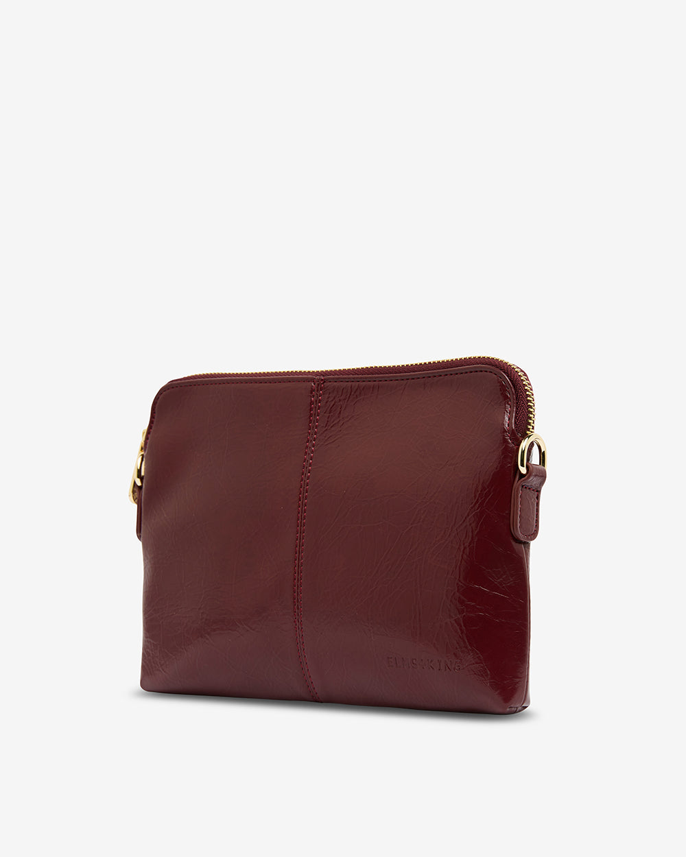 Bowery Crossbody - Burgundy Crinkle
