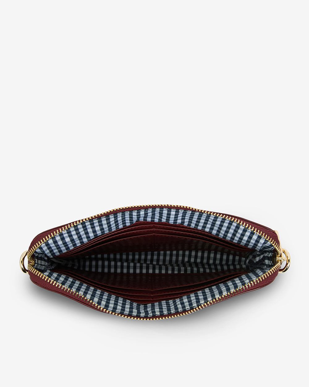 Bowery Crossbody - Burgundy Crinkle