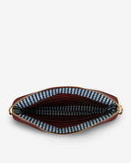 Bowery Crossbody - Burgundy Crinkle