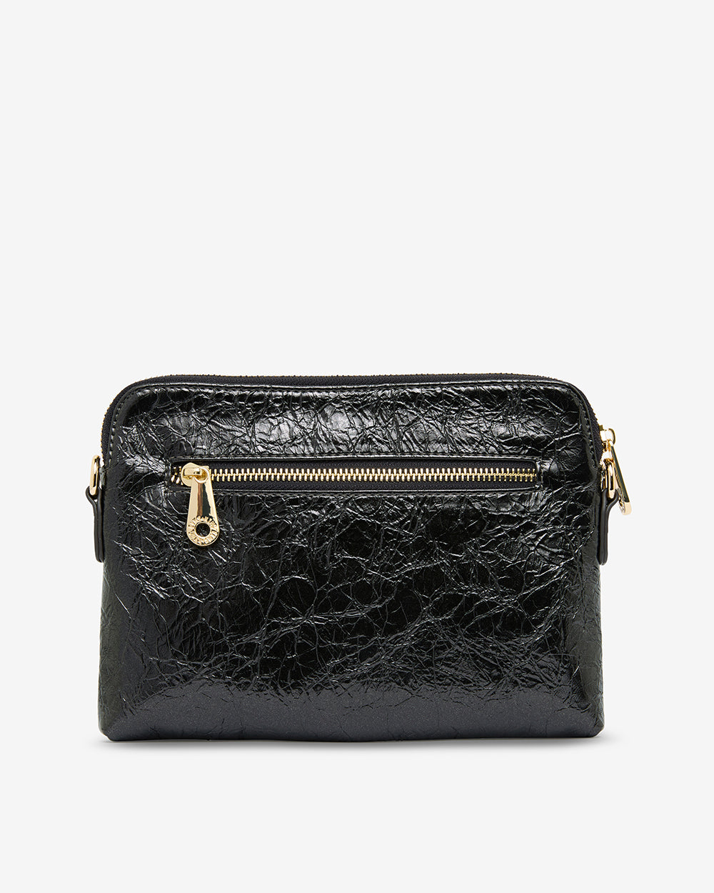 Bowery Crossbody - Charcoal Crinkle