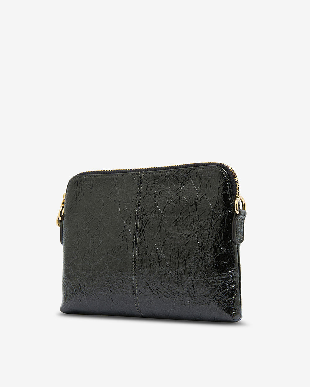 Bowery Crossbody - Charcoal Crinkle
