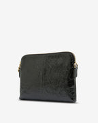 Bowery Crossbody - Charcoal Crinkle