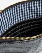 Bowery Crossbody - Charcoal Crinkle