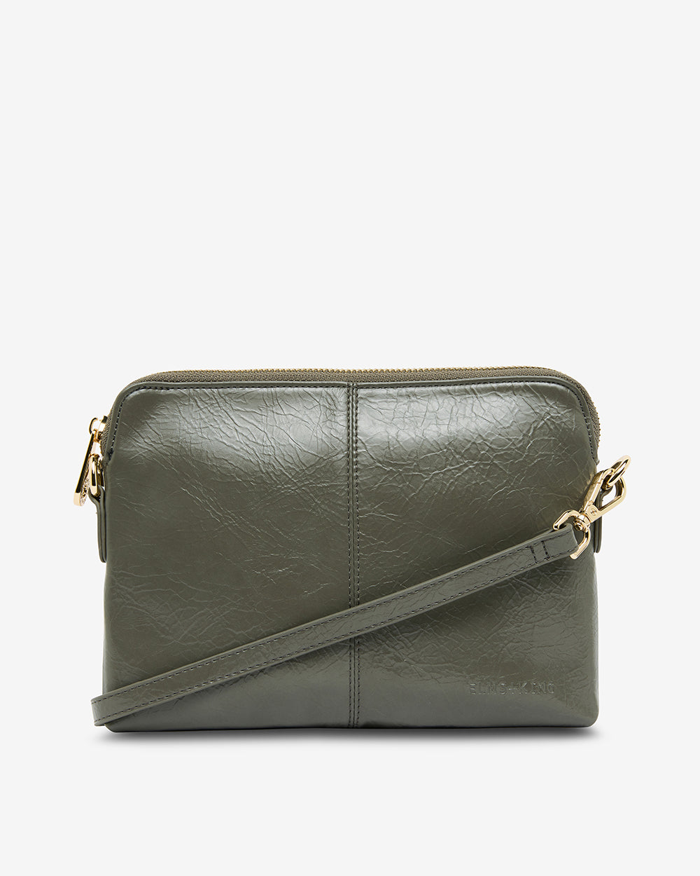 Bowery Crossbody - Khaki Crinkle