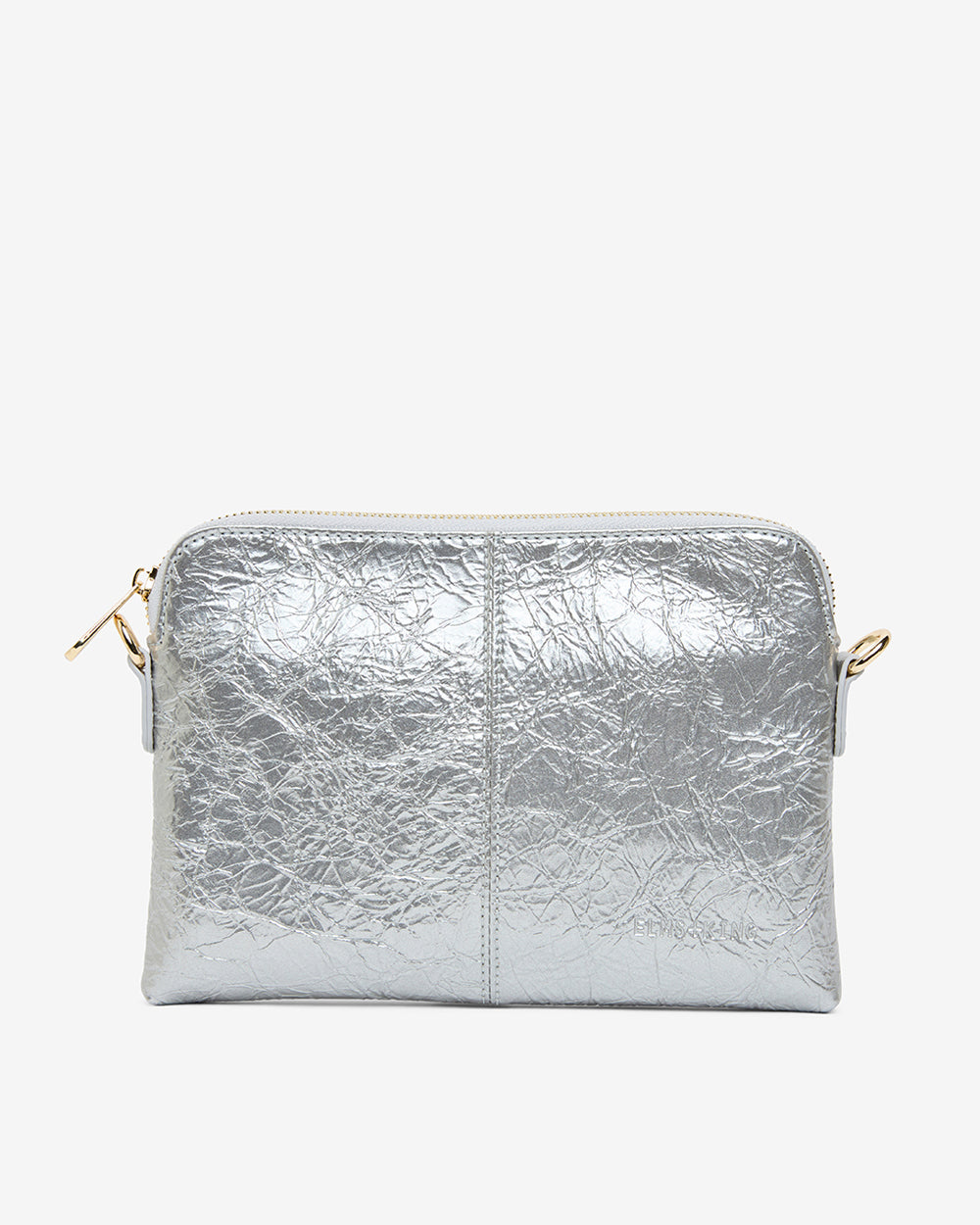 Bowery Crossbody - Silver Crinkle