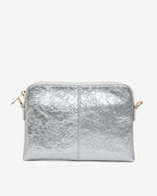 Bowery Crossbody - Silver Crinkle