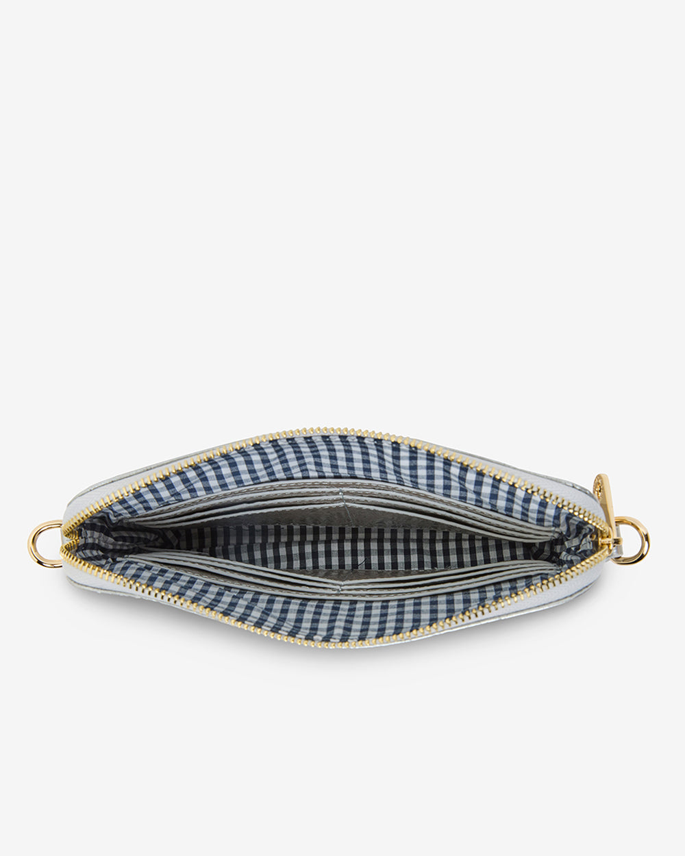 Bowery Crossbody - Silver Crinkle
