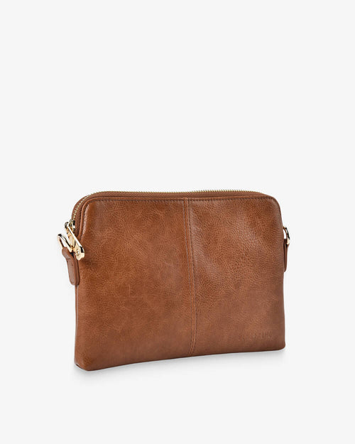 Bowery Crossbody - Tan Pebble