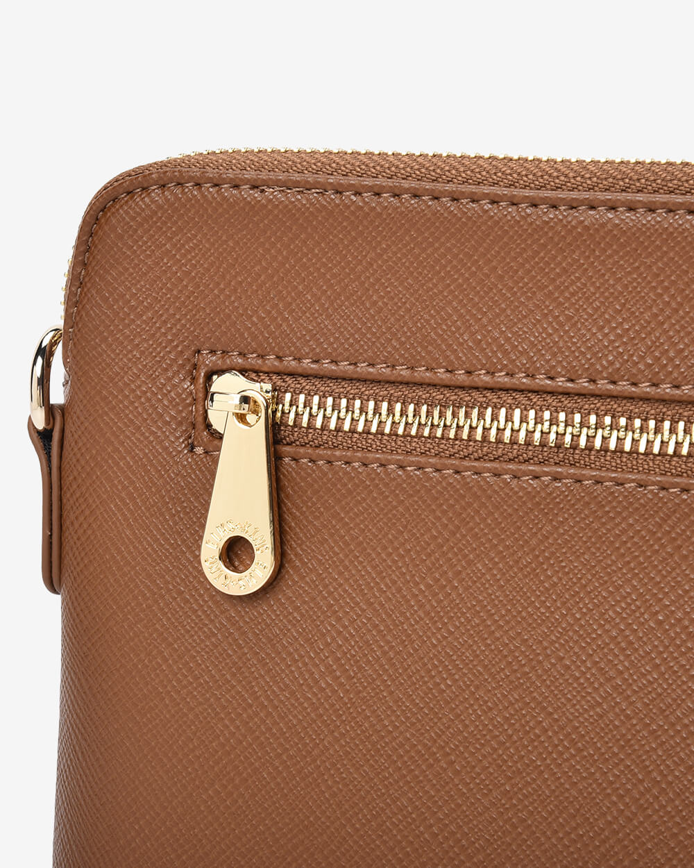 Bowery Crossbody - Tan Saffiano