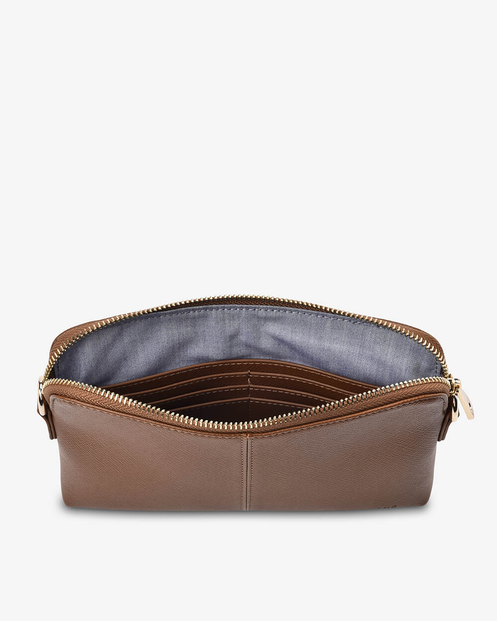 Bowery Crossbody - Tan Saffiano