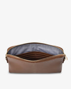 Bowery Crossbody - Tan Saffiano