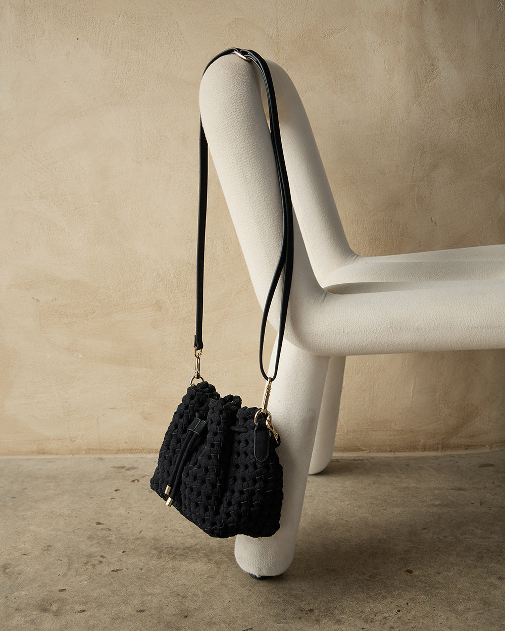 Box Weave Bucket - Navy