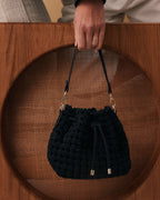 Box Weave Bucket - Navy