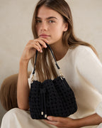 Box Weave Bucket - Navy