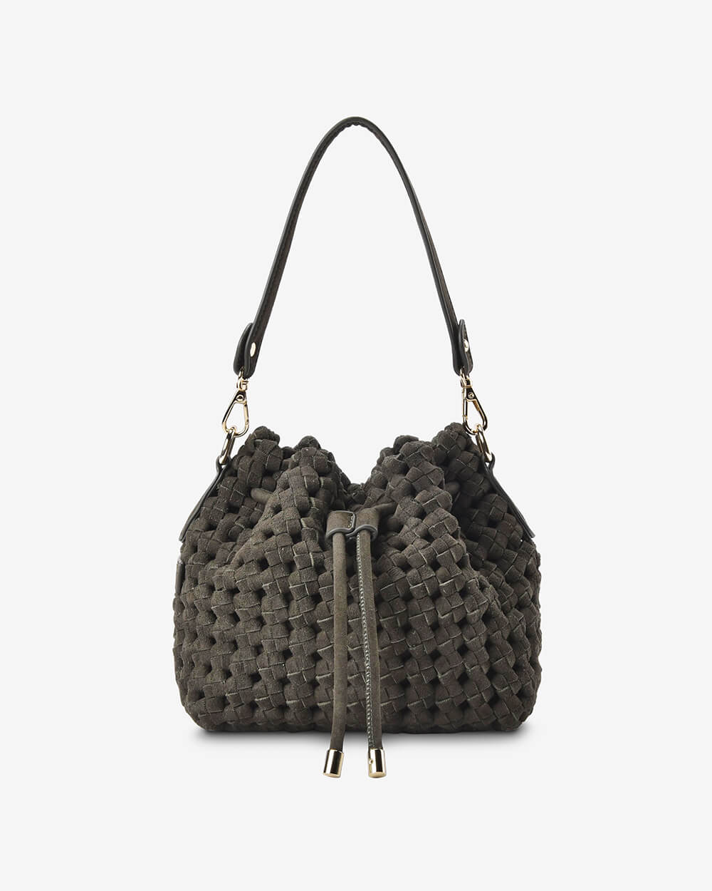 Box Weave Bucket - Khaki