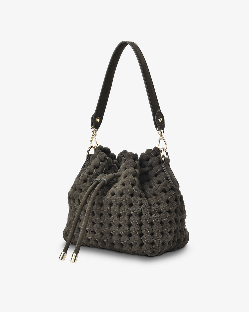 Box Weave Bucket - Khaki