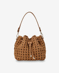 Box Weave Bucket - Tan