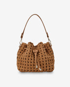 Box Weave Bucket - Tan