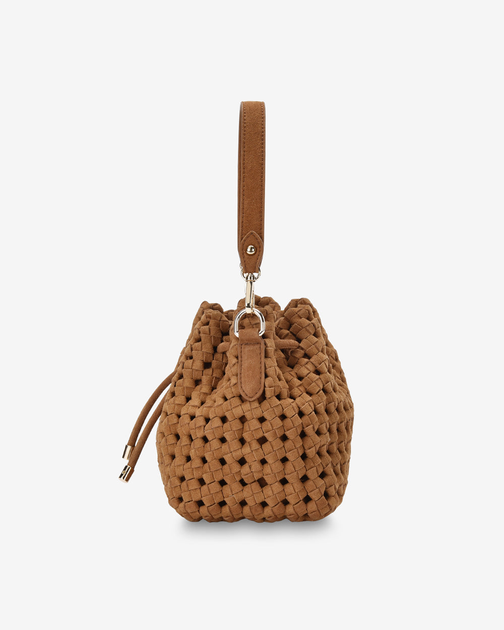 Box Weave Bucket - Tan
