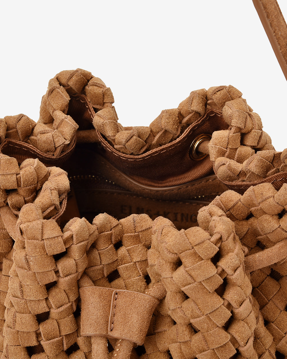 Box Weave Bucket - Tan