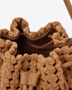 Box Weave Bucket - Tan