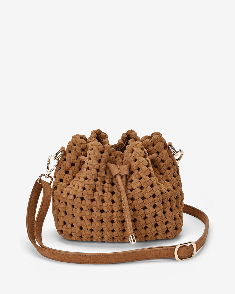 Box Weave Bucket - Tan