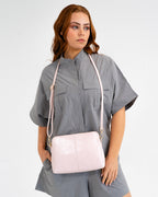 Burbank Crossbody Large - Blush Crinkle