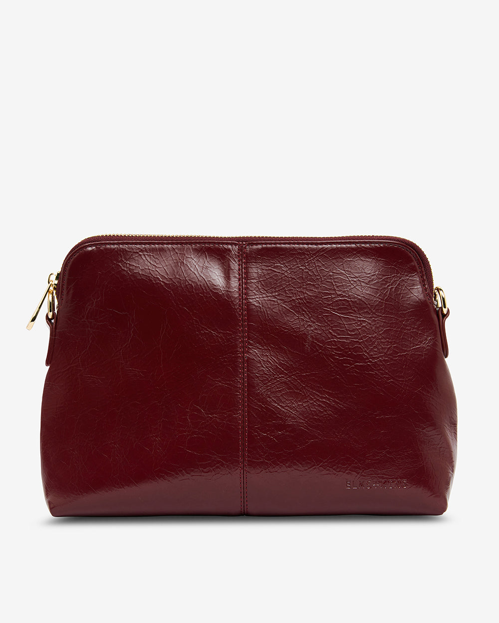 Burbank Crossbody Large - Burgundy Crinkle