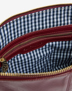Burbank Crossbody Large - Burgundy Crinkle