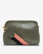 Burbank Crossbody Large - Khaki Crinkle