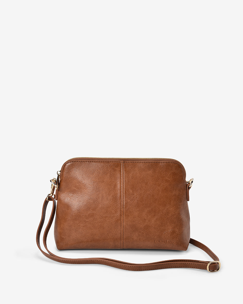 Burbank Crossbody Large - Tan Pebble