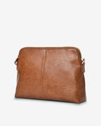 Burbank Crossbody Large - Tan Pebble