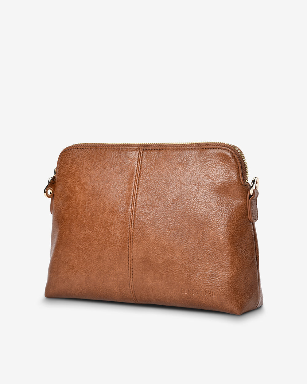 Burbank Crossbody Large - Tan Pebble
