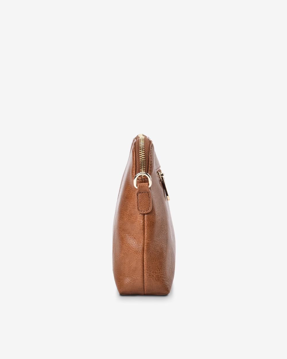 Burbank Crossbody Large - Tan Pebble