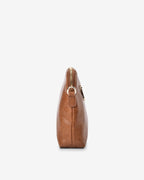 Burbank Crossbody Large - Tan Pebble