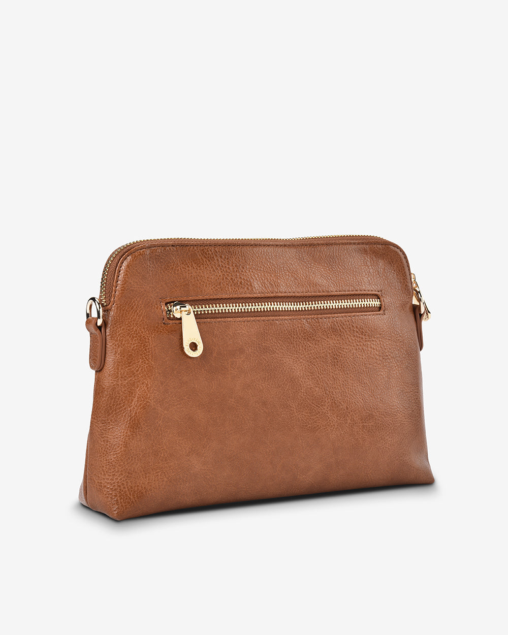 Burbank Crossbody Large - Tan Pebble
