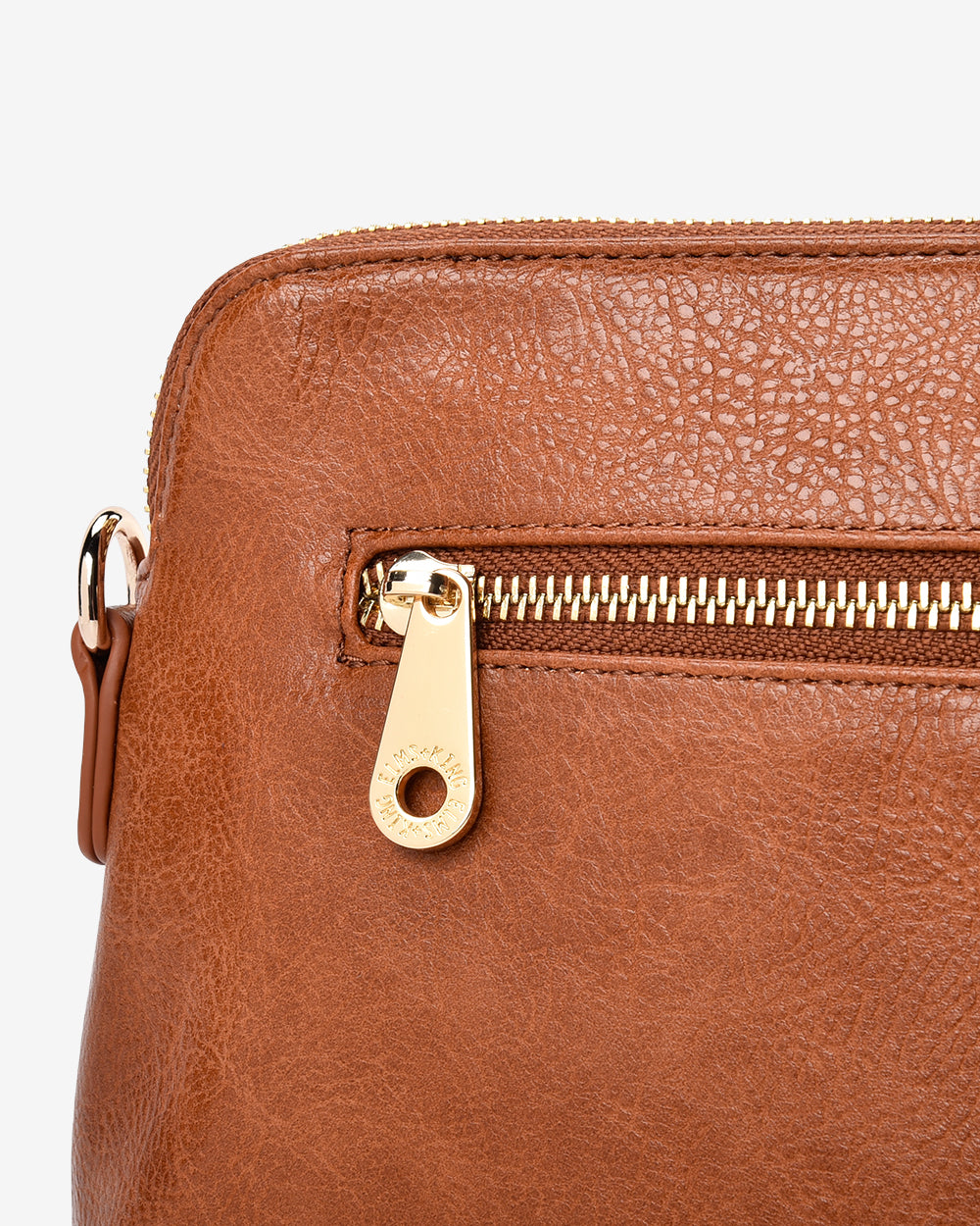 Burbank Crossbody Large - Tan Pebble