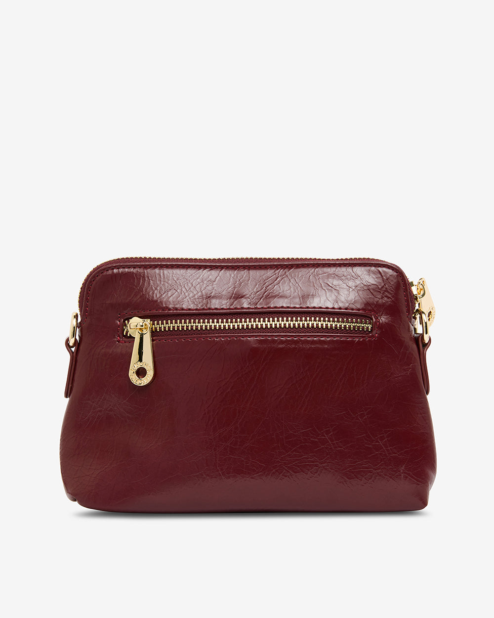 Burbank Crossbody - Burgundy Crinkle