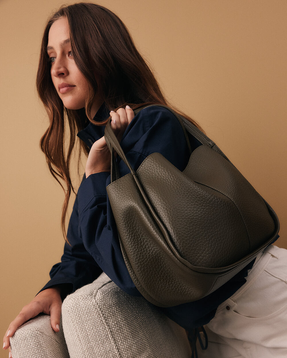 Capri Shoulder Bag - Khaki