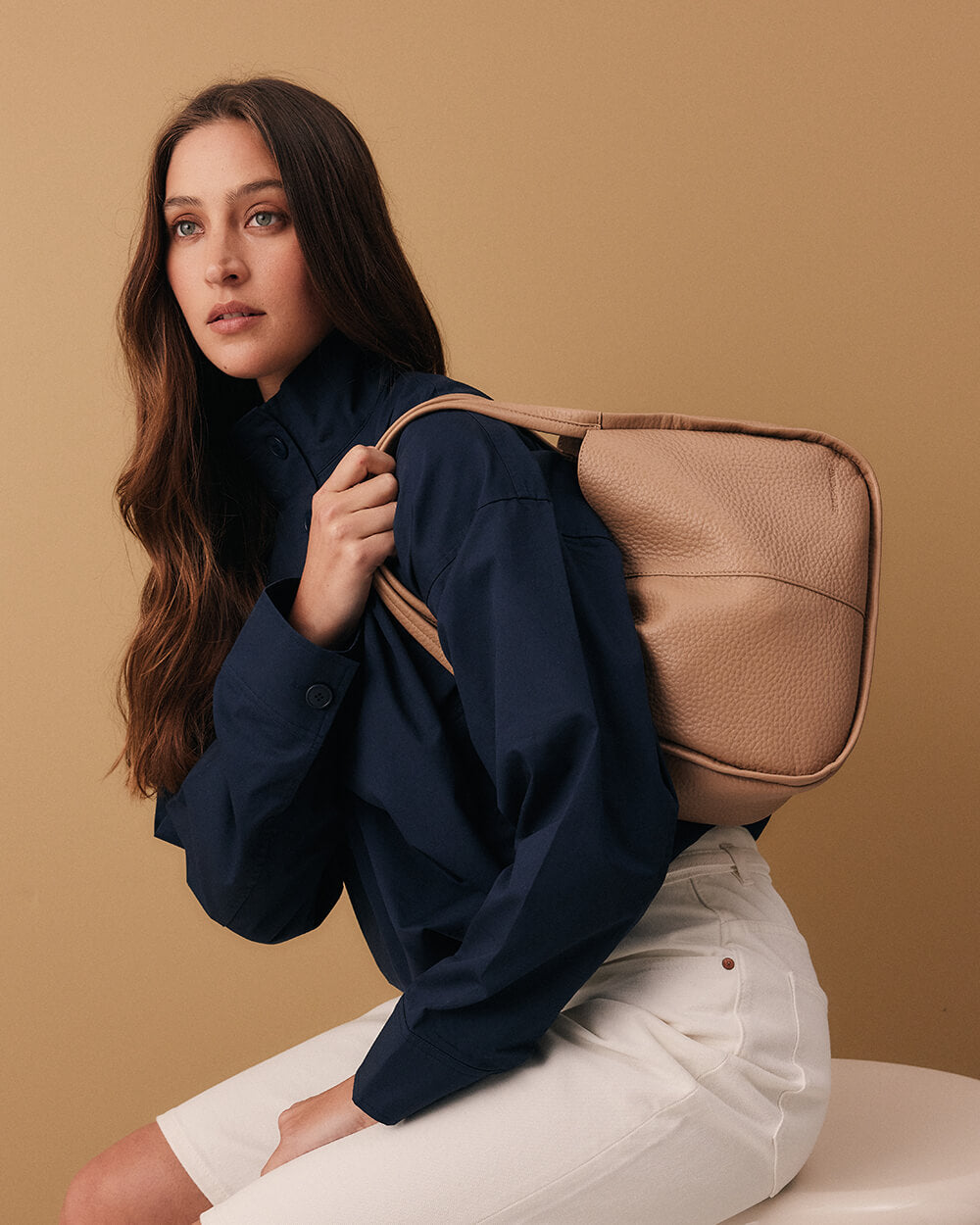 Capri Shoulder Bag - Taupe