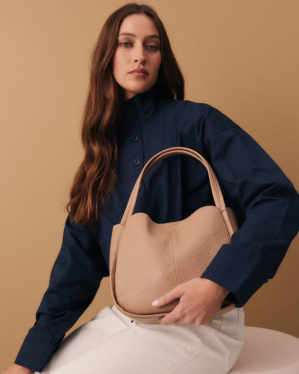 Capri Shoulder Bag - Taupe
