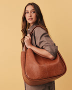 Capri Tote - Tan Pebble
