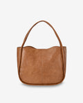Capri Shoulder Bag - Tan Pebble