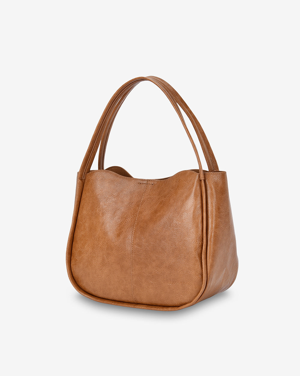 Capri Shoulder Bag - Tan Pebble