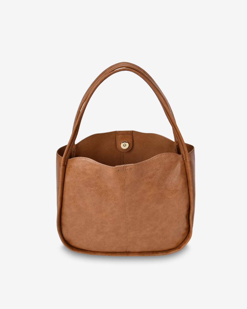 Capri Shoulder Bag - Tan Pebble
