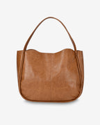 Capri Tote - Tan Pebble