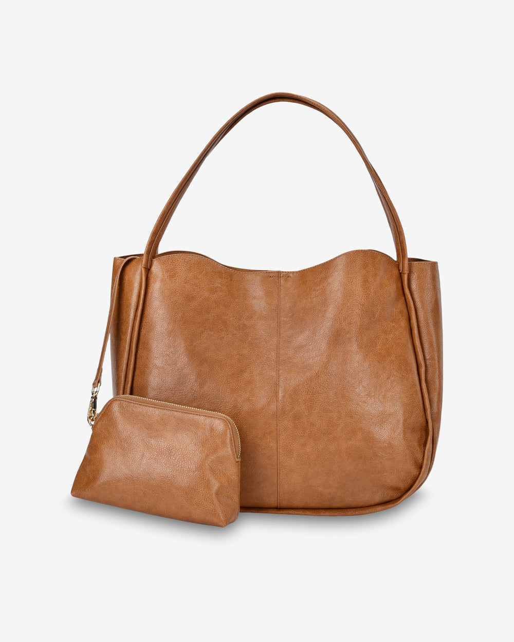 Capri Tote - Tan Pebble