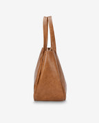 Capri Tote - Tan Pebble