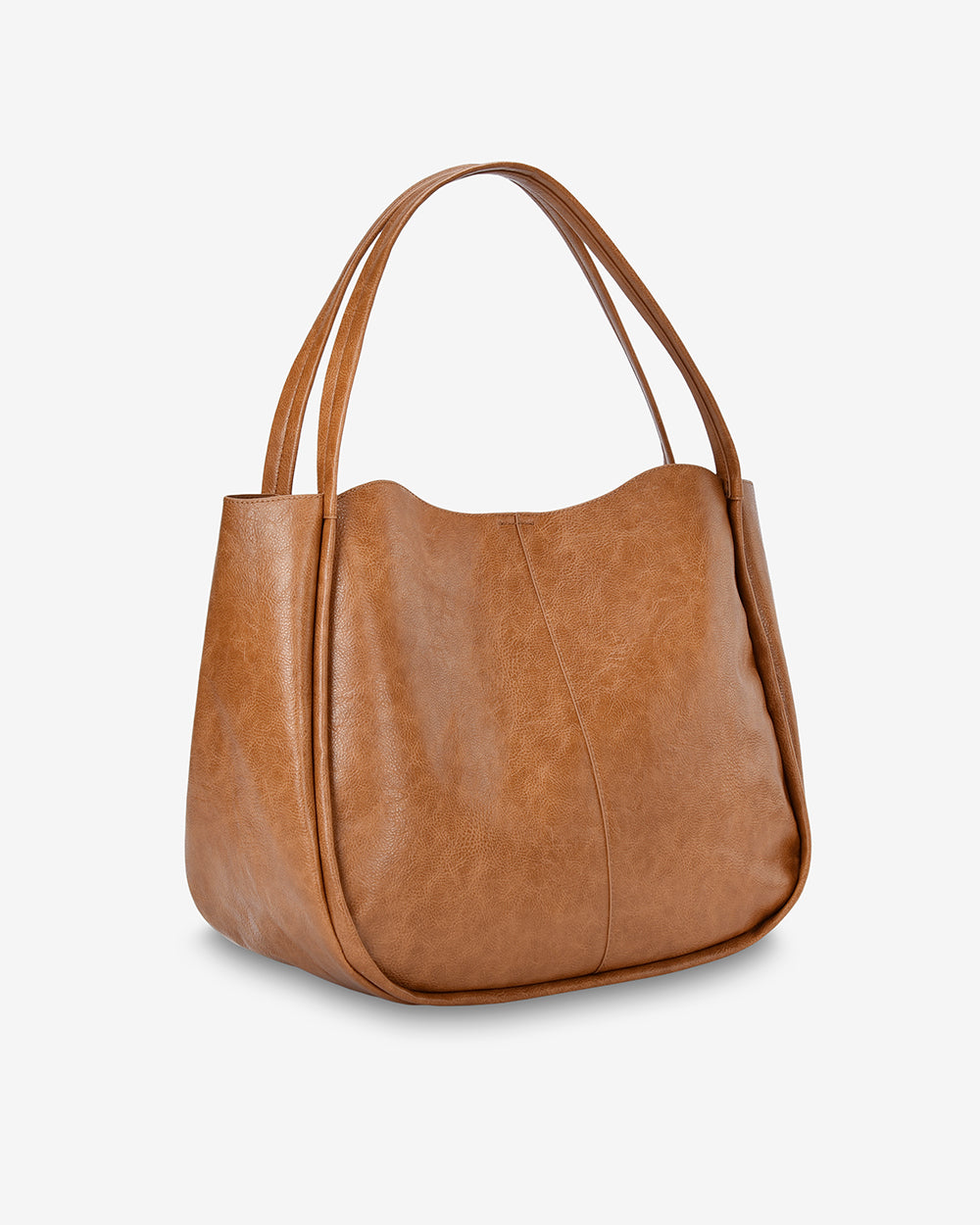 Capri Tote - Tan Pebble