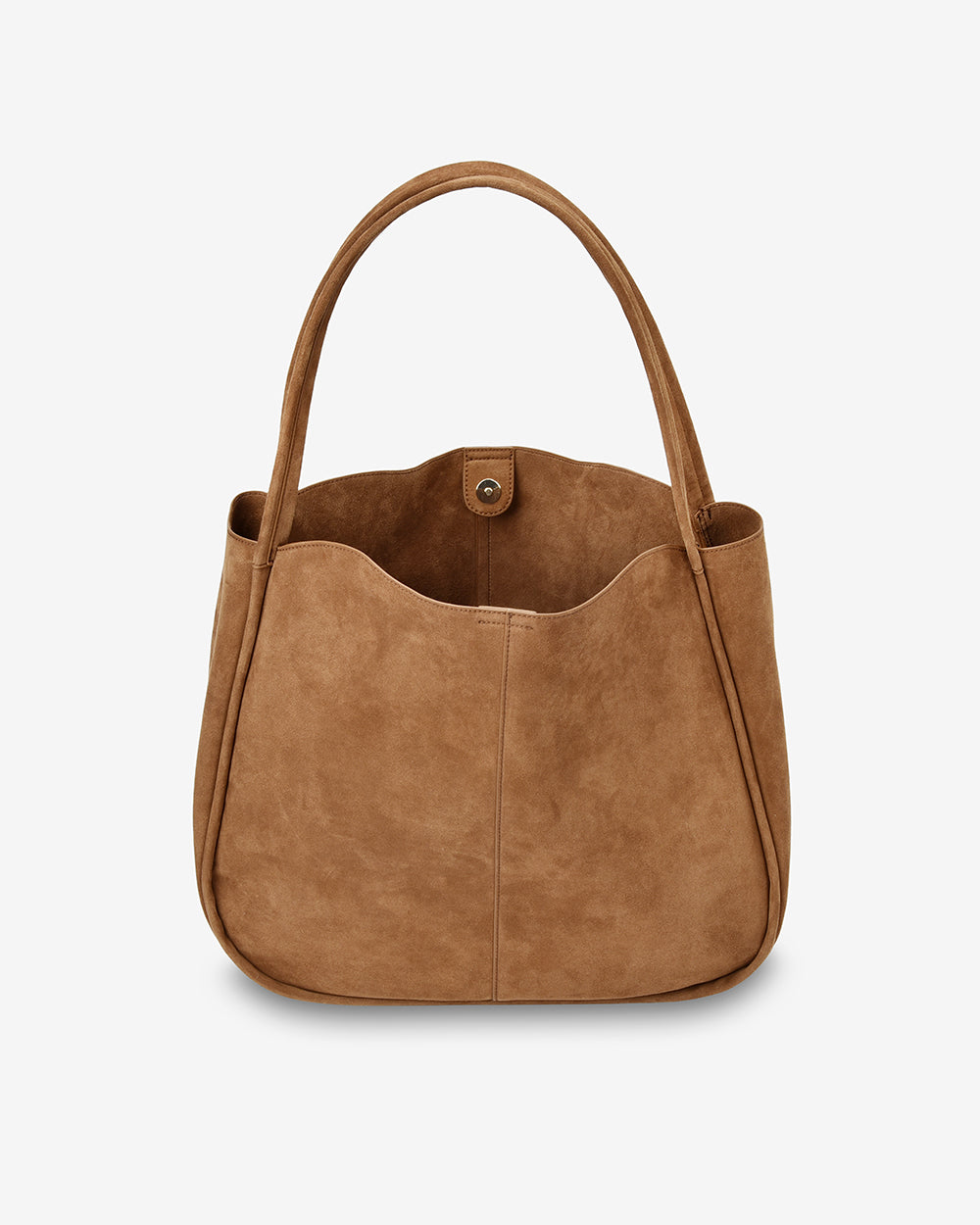 Capri Tote - Tan Microsuede